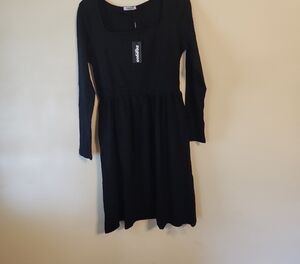 Zeagoo Classic Black Long Sleeve Dress